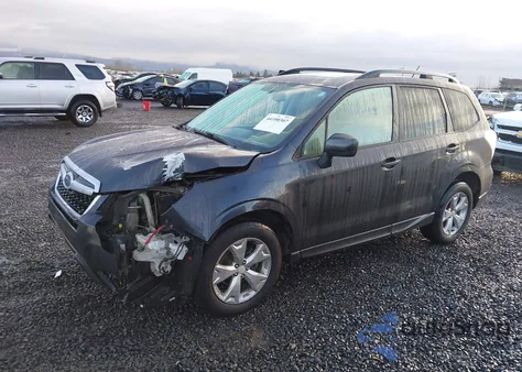 2015 Subaru Forester 2.5I Premium из США, поврежденный, VIN JF2SJADC7FH516562